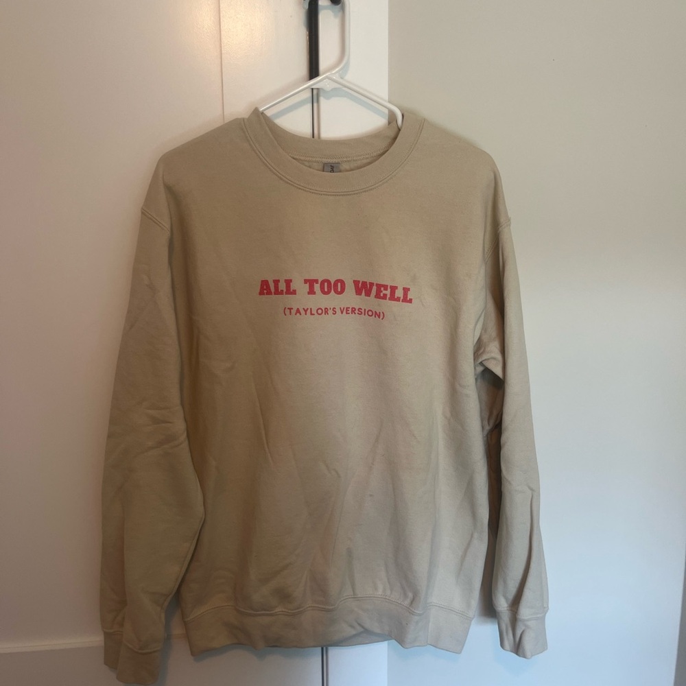 All Too Well Beige Sweater